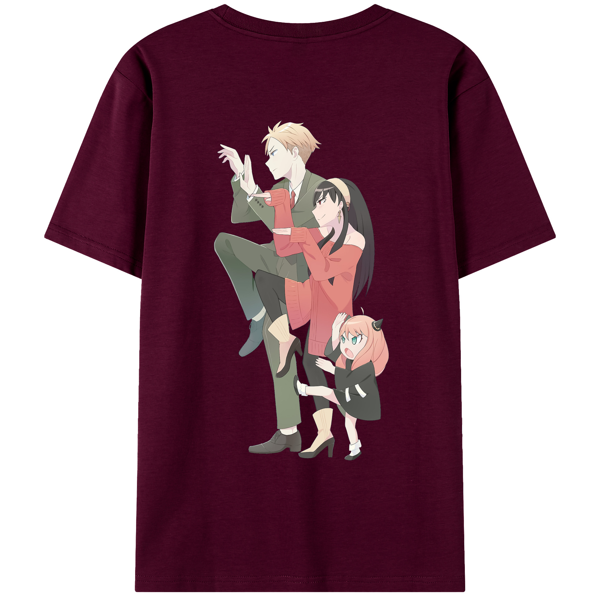 （画像用） SPY×FAMILY间谍家家酒 レディース半袖Tシャツ(バックプリント)